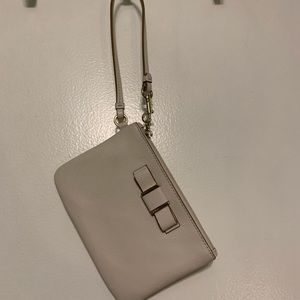 Cream Colored Wristlet